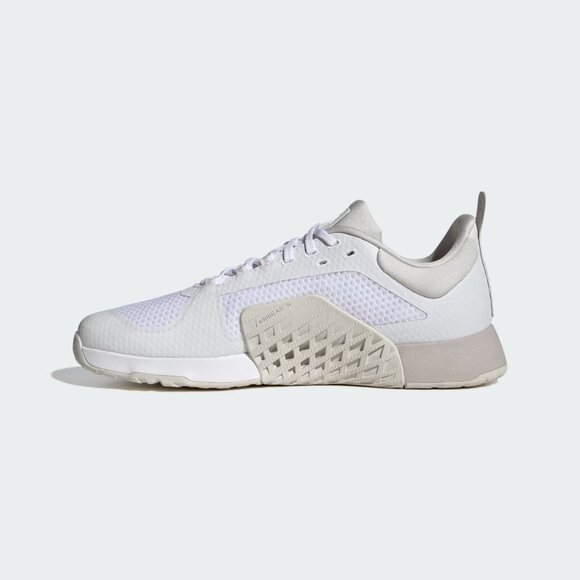 adidas Dropset 2 - Size 12.5m/13.5w Unisex Training Shoes White Grey ID4957 NEW main image 7